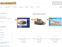 Tablet Screenshot of modelsua.com
